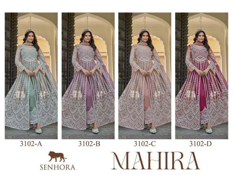 Senhora Mahira Butterfly Net Work Indo Western Collection Wholesale 8 Stylish Senhora Mahira Butterfly Net Work Indo Western Collection Wholesale 2026