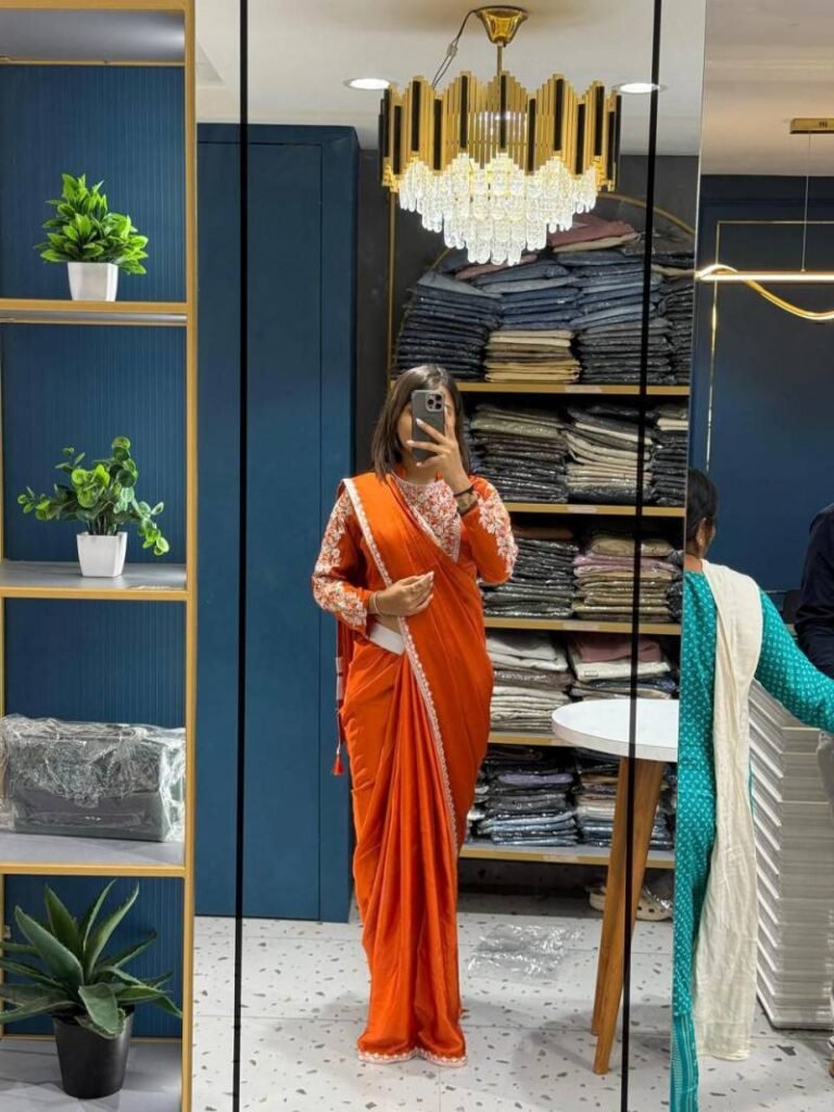 Buy Bt 7105 Rangoli Silk Embroidered Ready To Wear Saree Collection Wholesale 2026