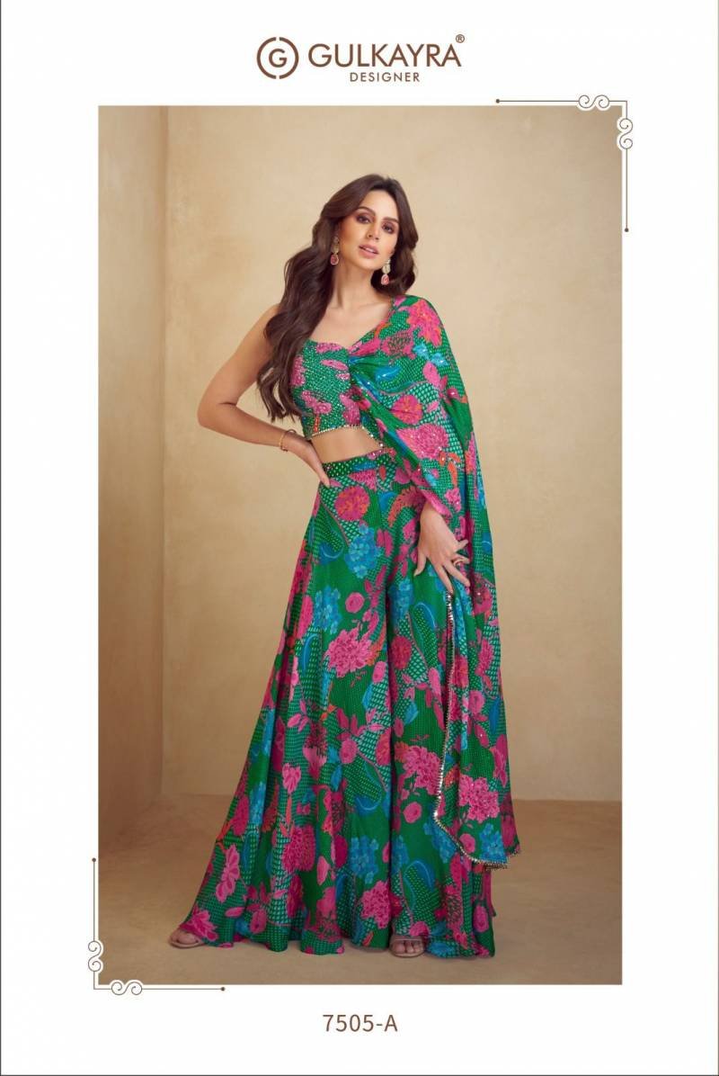 Gulkayra Kiera Designer Chinon Printed Indo Western Collection Wholesale 6 Beautiful Gulkayra Kiera Designer Chinon Printed Indo Western Collection Wholesale 2026
