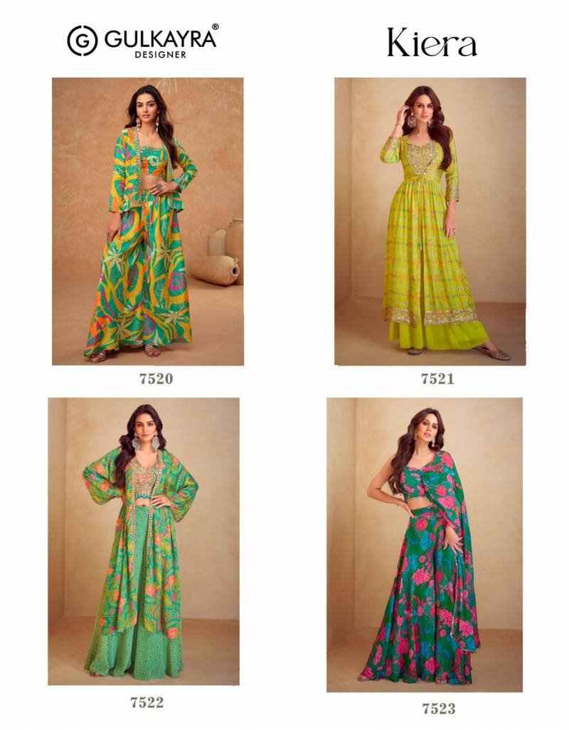 Gulkayra Kiera Designer Chinon Printed Indo Western Collection Wholesale 8 Beautiful Gulkayra Kiera Designer Chinon Printed Indo Western Collection Wholesale 2026