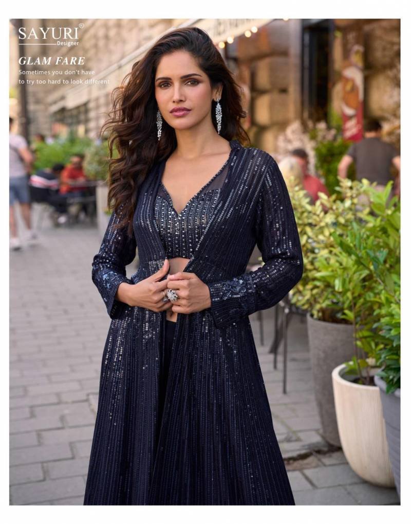 Sayuri Rubal Georgette Embroidered Indo Western Party Wear Collection Wholesale 8 Beautiful Sayuri Rubal Georgette Embroidered Indo Western Party Wear Collection Wholesale 2026