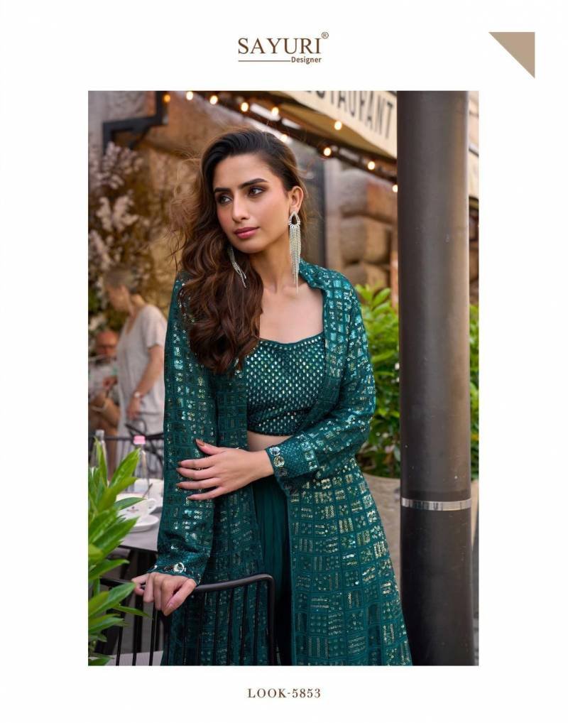 Sayuri Rubal Georgette Embroidered Indo Western Party Wear Collection Wholesale 14 Beautiful Sayuri Rubal Georgette Embroidered Indo Western Party Wear Collection Wholesale 2026