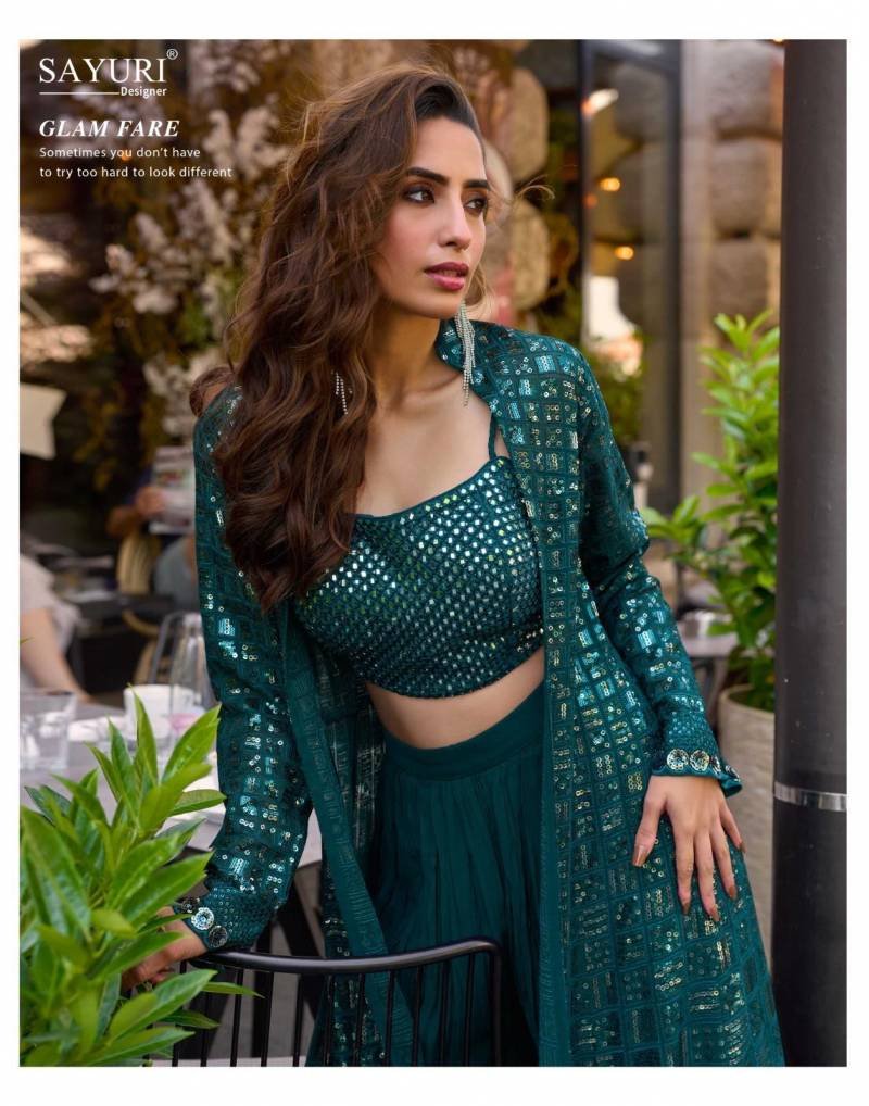 Sayuri Rubal Georgette Embroidered Indo Western Party Wear Collection Wholesale 17 Beautiful Sayuri Rubal Georgette Embroidered Indo Western Party Wear Collection Wholesale 2026