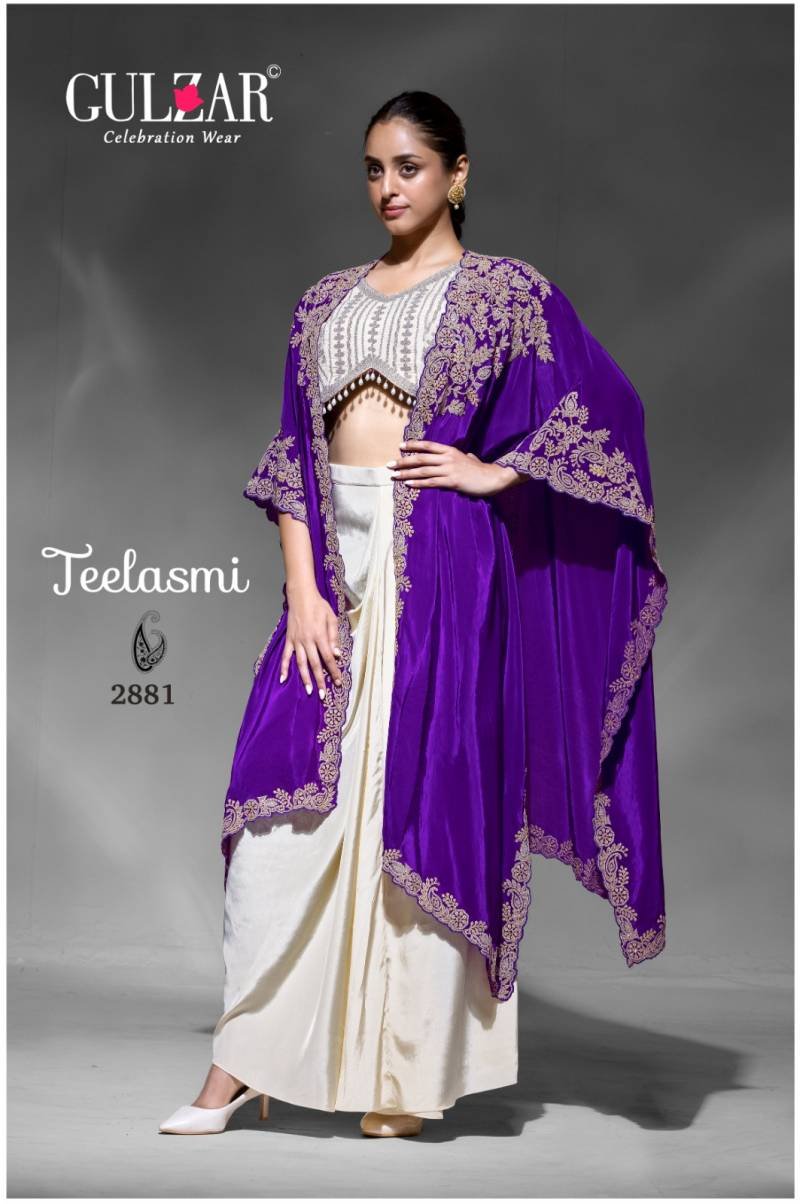 Gulzar Teelasmi Premium Crepe Embroidered Indo Westerns Wholesale 6 Launching Gulzar Teelasmi Premium Crepe Embroidered Indo Westerns Wholesale 2026