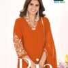 Blue Hills Ria Rayon With Thread Work Kurti Pant And Dupatta Wholesale