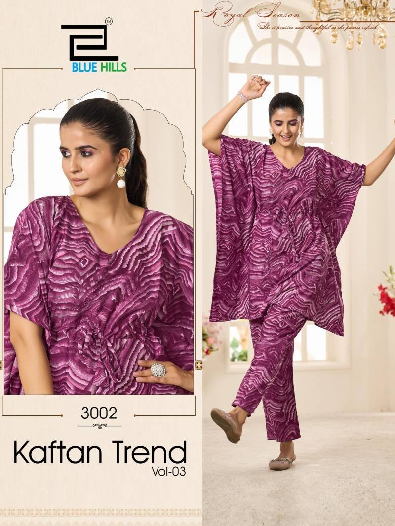 Blue Hills Kaftan Trend Vol 3 Crape Print Top And Bottom Collection Wholesale 5 Launching Blue Hills Kaftan Trend Vol 3 Crape Print Top And Bottom Collection Wholesale 2026