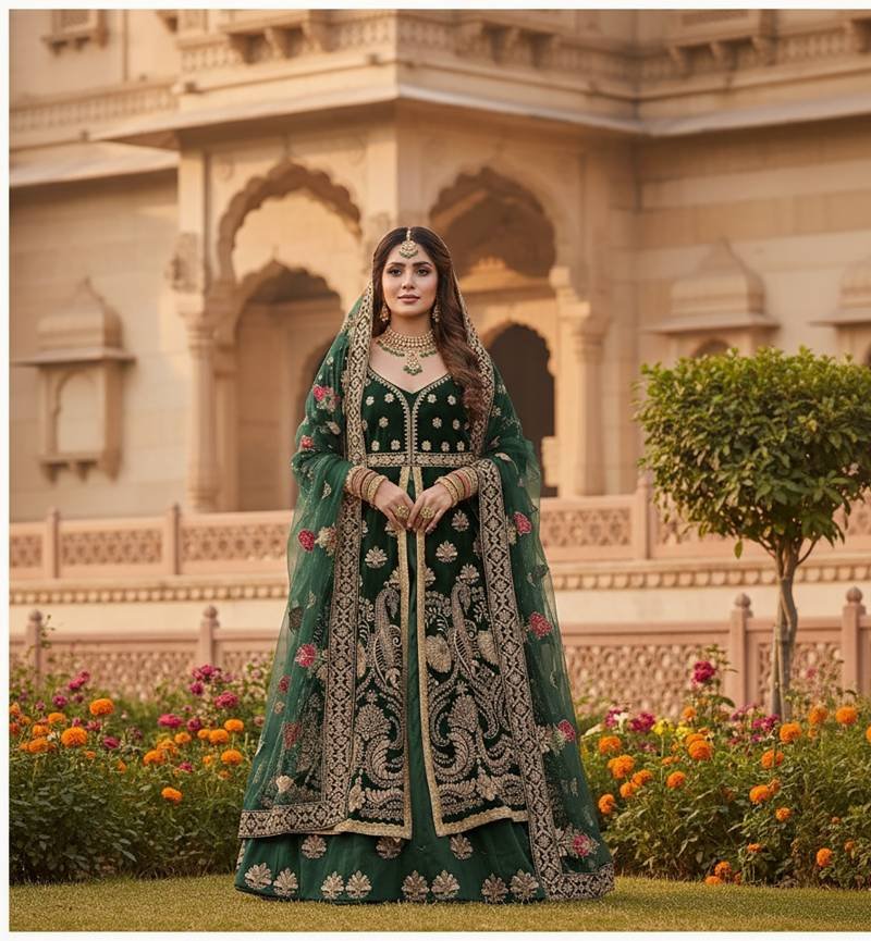 Kb 4103 Velvet Embroidery Worked Premium Indo Western Collection Wholesale 6 Latest Kb 4103 Velvet Embroidery Worked Premium Indo Western Collection Wholesale 2026