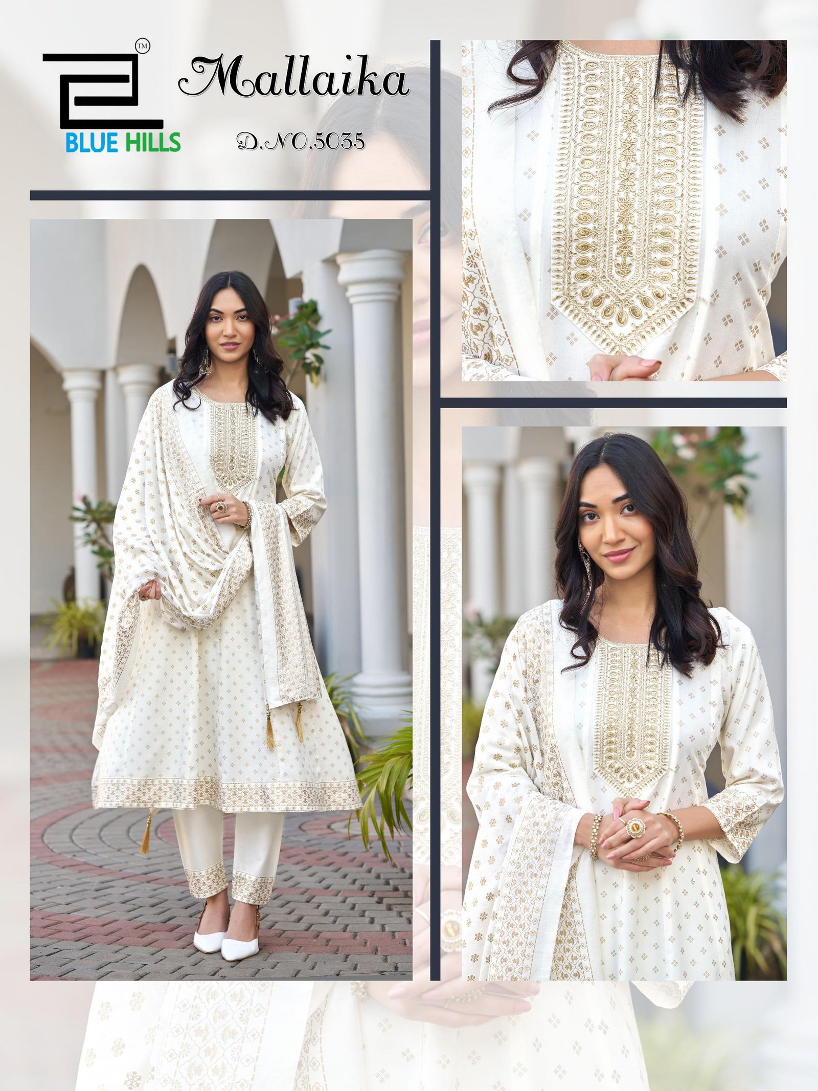 Blue Hills Mallaika Designer Rayon Foil Printed Kurti Bottom With Dupatta Wholesale 8 Latest Blue Hills Mallaika Designer Rayon Foil Printed Kurti Bottom With Dupatta Wholesale 2026