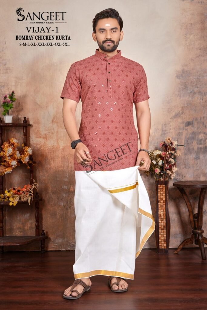 Latest Sangeet Vijay Vol 1 Rayon Chicken Sifli Sequence Work Kurta Collection Wholesale 2026