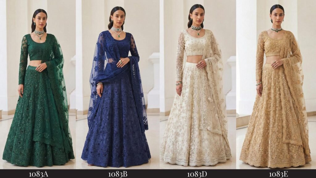 Stylish Alizeh Bridal Heritage Colours 1083 Butterfly Net Designer Lehenga Choli Wholesale 2026