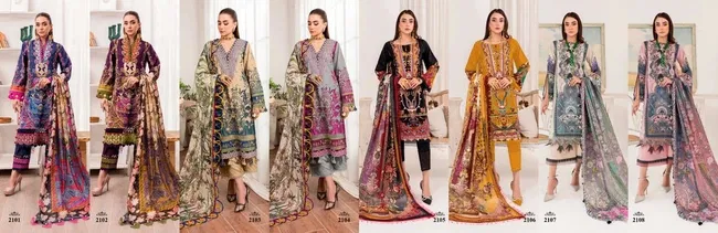 Majesty Cotton Quine Chiffon Dupatta Pakistani Suit Collection Wholesale 12 Majesty Cotton Quine Chiffon Dupatta Pakistani Suit Collection Wholesale