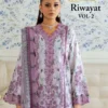 Alzohaib Riwayat Vol 2 Chiffon Dupatta Cotton Pakistani Salwar Kameez Wholesale