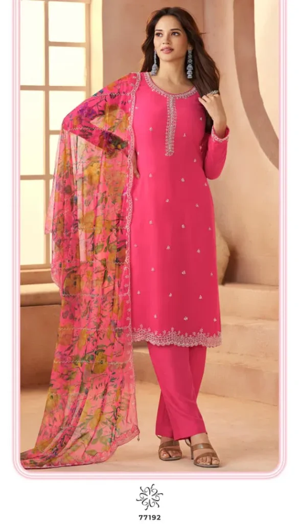 Beautiful Vinay Kuleesh Anmol Organza With Embroidery Work Salwar Kameez Wholesale 2026 4 Beautiful Vinay Kuleesh Anmol Organza With Embroidery Work Salwar Kameez Wholesale 2026