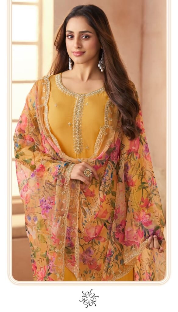 Beautiful Vinay Kuleesh Anmol Organza With Embroidery Work Salwar Kameez Wholesale 2026 5 Beautiful Vinay Kuleesh Anmol Organza With Embroidery Work Salwar Kameez Wholesale 2026