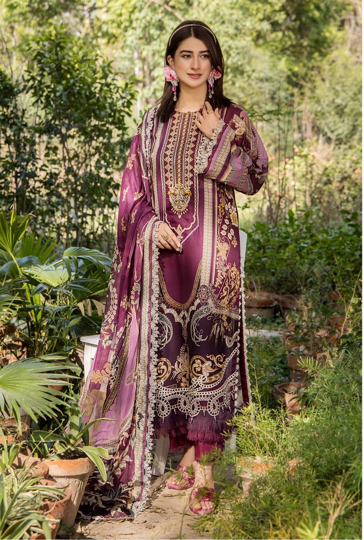 Beautiful Alzohaib Aalsha Vol 2 Chiffon Dupatta Cotton Pakistani Salwar Kameez Wholesale 2026