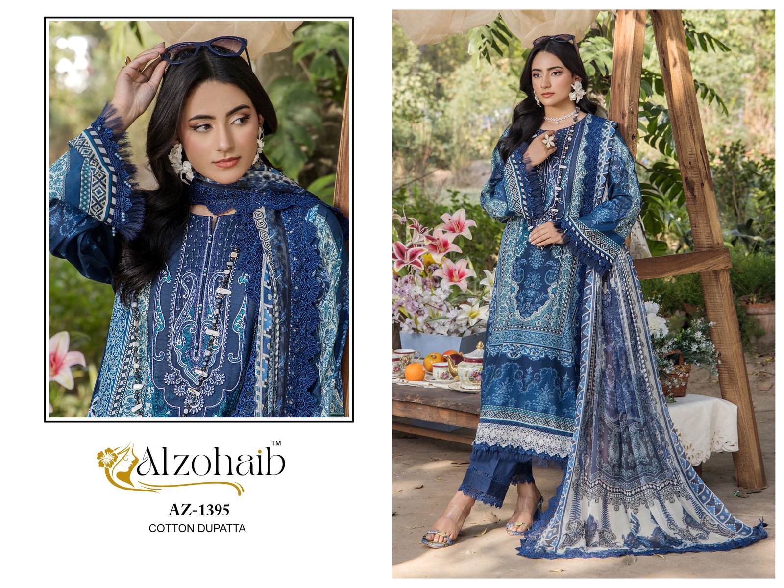 Alzohaib Aalsha Vol 2 Chiffon Dupatta Cotton Pakistani Salwar Kameez Wholesale 5 Beautiful Alzohaib Aalsha Vol 2 Chiffon Dupatta Cotton Pakistani Salwar Kameez Wholesale 2026