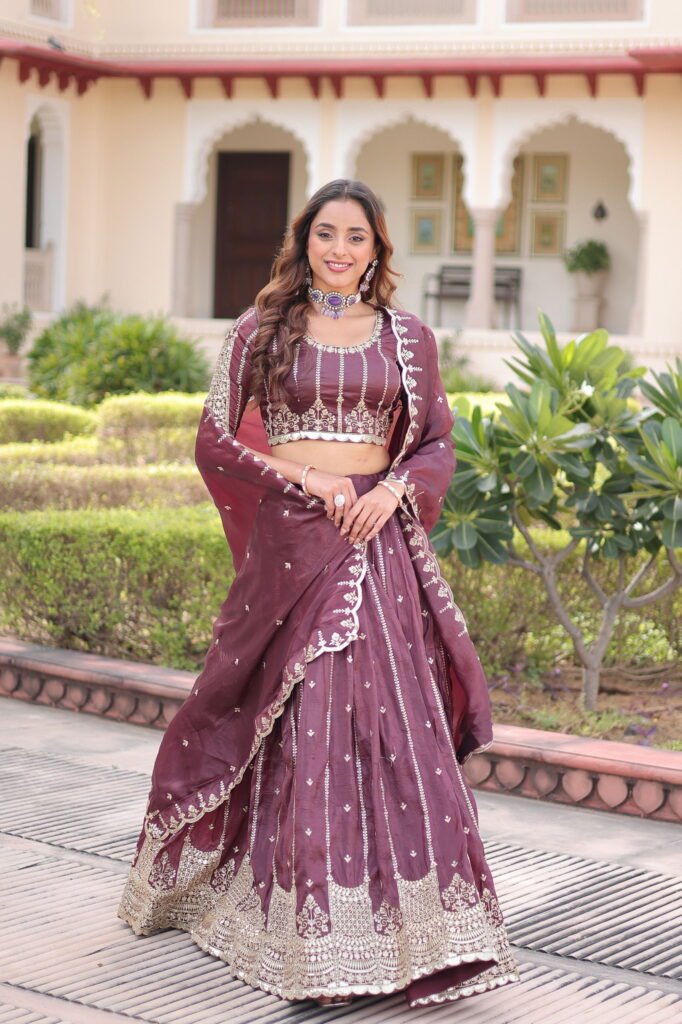 Beautiful Lekha KA 5056 Gold Crush Sequins & Embroidery Lehenga Choli Wholesale 2026 4 Beautiful Lekha KA 5056 Gold Crush Sequins & Embroidery Lehenga Choli Wholesale 2026