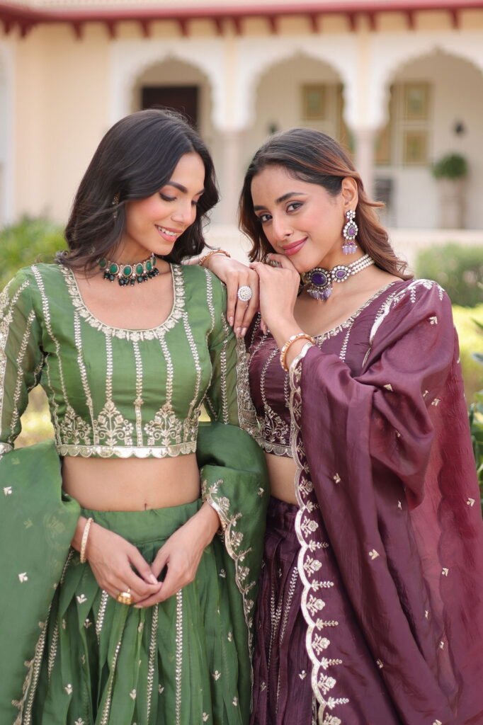 Beautiful Lekha KA 5056 Gold Crush Sequins & Embroidery Lehenga Choli Wholesale 2026 6 Beautiful Lekha KA 5056 Gold Crush Sequins & Embroidery Lehenga Choli Wholesale 2026