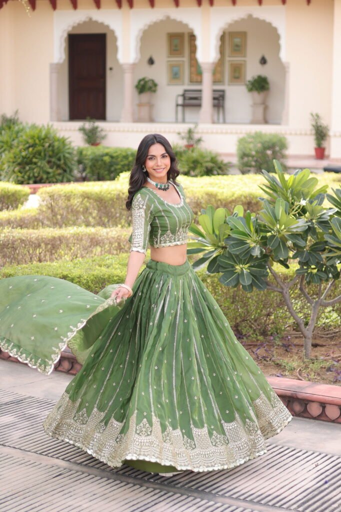 Beautiful Lekha KA 5056 Gold Crush Sequins & Embroidery Lehenga Choli Wholesale 2026 7 Beautiful Lekha KA 5056 Gold Crush Sequins & Embroidery Lehenga Choli Wholesale 2026