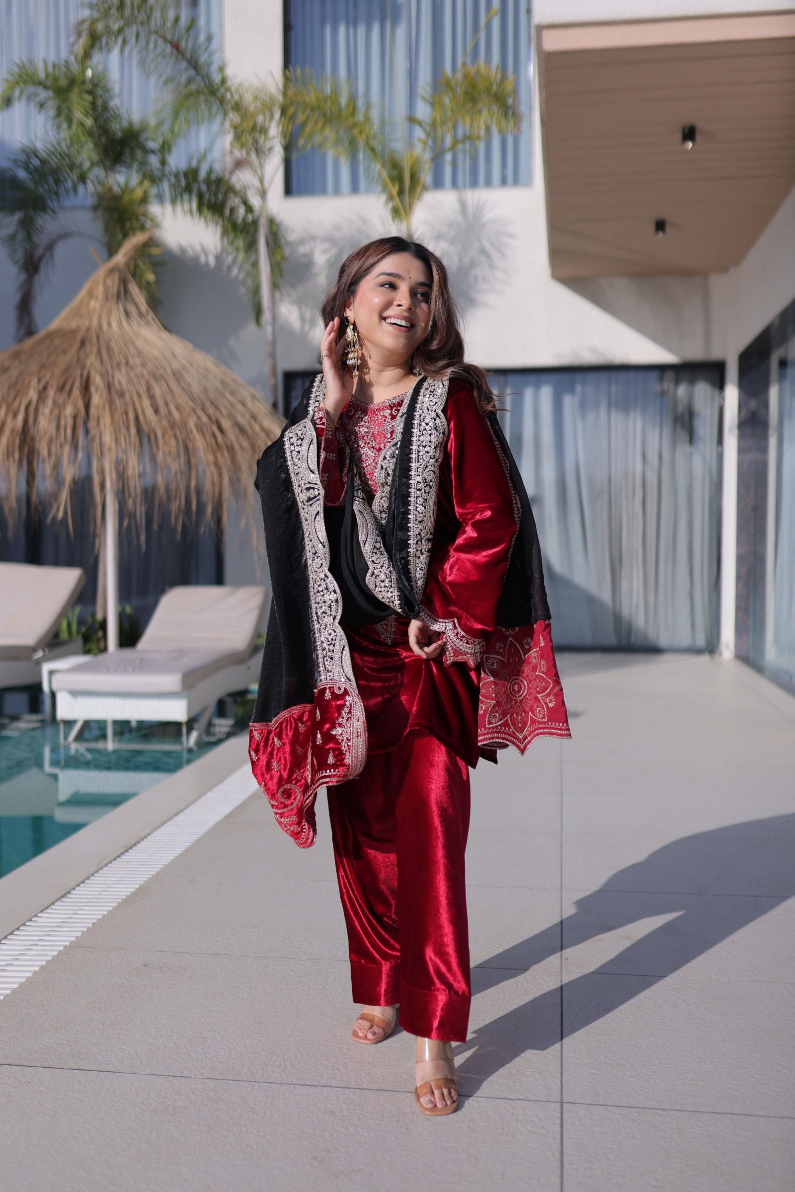 Lekha KA 1221 Ice Velvet Zari Embroidery Top Bottom With Dupatta Wholesale 6 Buy Lekha KA 1221 Ice Velvet Zari Embroidery Top Bottom With Dupatta Wholesale 2026