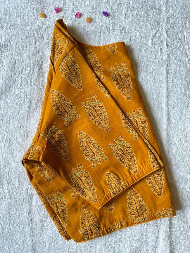 Ruh 6060 Pure Ajrakh HandBlock Cotton Blouse Wholesale 7 Stylish Ruh 6060 Pure Ajrakh HandBlock Cotton Blouse Wholesale 2026