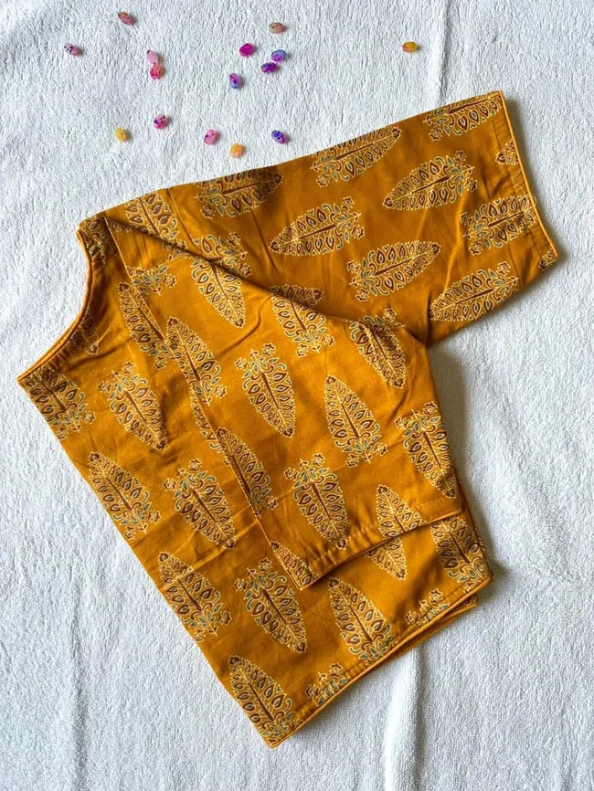 Ruh 6060 Pure Ajrakh HandBlock Cotton Blouse Wholesale 12 Stylish Ruh 6060 Pure Ajrakh HandBlock Cotton Blouse Wholesale 2026