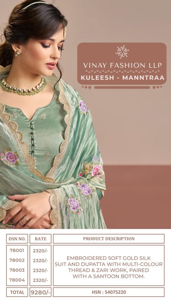 Launching Vinay Kuleesh Manntraa Silk Embroidered Work Salwar Kameez Wholesale 2026 11 Launching Vinay Kuleesh Manntraa Silk Embroidered Work Salwar Kameez Wholesale 2026