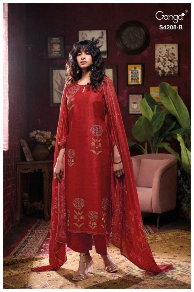 Latest Ganga Inaika 4208 Bemberg Russian Silk Embroidery Salwar Kameez Wholesale 2026 3 Latest Ganga Inaika 4208 Bemberg Russian Silk Embroidery Salwar Kameez Wholesale 2026