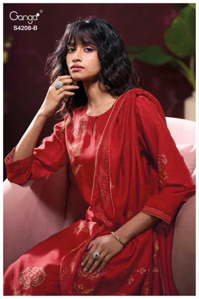 Latest Ganga Inaika 4208 Bemberg Russian Silk Embroidery Salwar Kameez Wholesale 2026 4 Latest Ganga Inaika 4208 Bemberg Russian Silk Embroidery Salwar Kameez Wholesale 2026