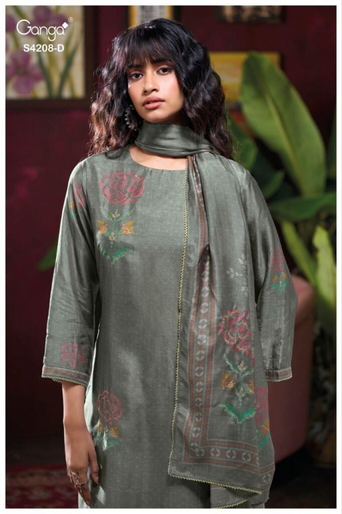 Latest Ganga Inaika 4208 Bemberg Russian Silk Embroidery Salwar Kameez Wholesale 2026 7 Latest Ganga Inaika 4208 Bemberg Russian Silk Embroidery Salwar Kameez Wholesale 2026