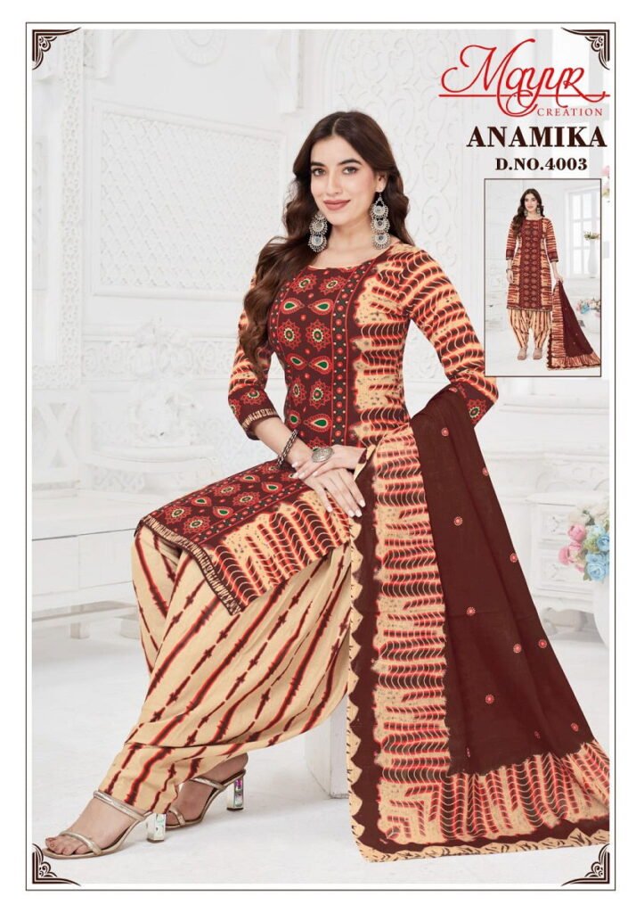 Latest Mayur Anamika Vol 4 Cotton Printed Daily Wear Dress Material Collection Wholesale 2026 6 Latest Mayur Anamika Vol 4 Cotton Printed Daily Wear Dress Material Collection Wholesale 2026