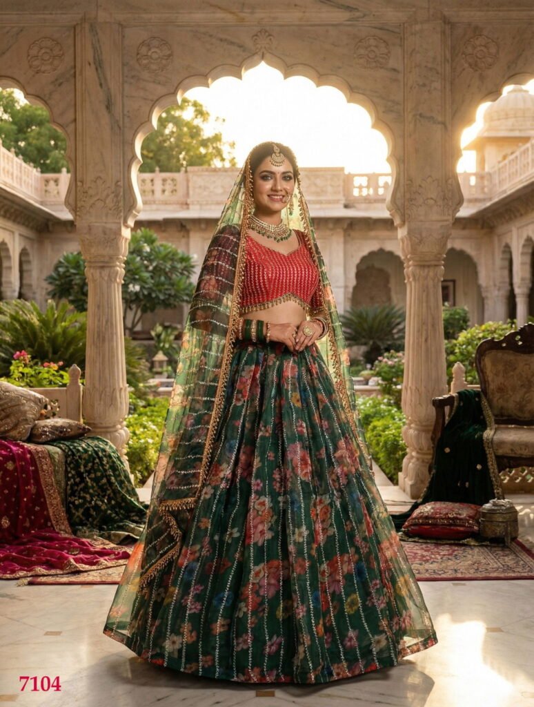Launching Senhora Gulab 7103 To 7106 Orgenza Embroidered Designer Lehenga Choli Collection Wholesale 2026 8 Launching Senhora Gulab 7103 To 7106 Orgenza Embroidered Designer Lehenga Choli Collection Wholesale 2026