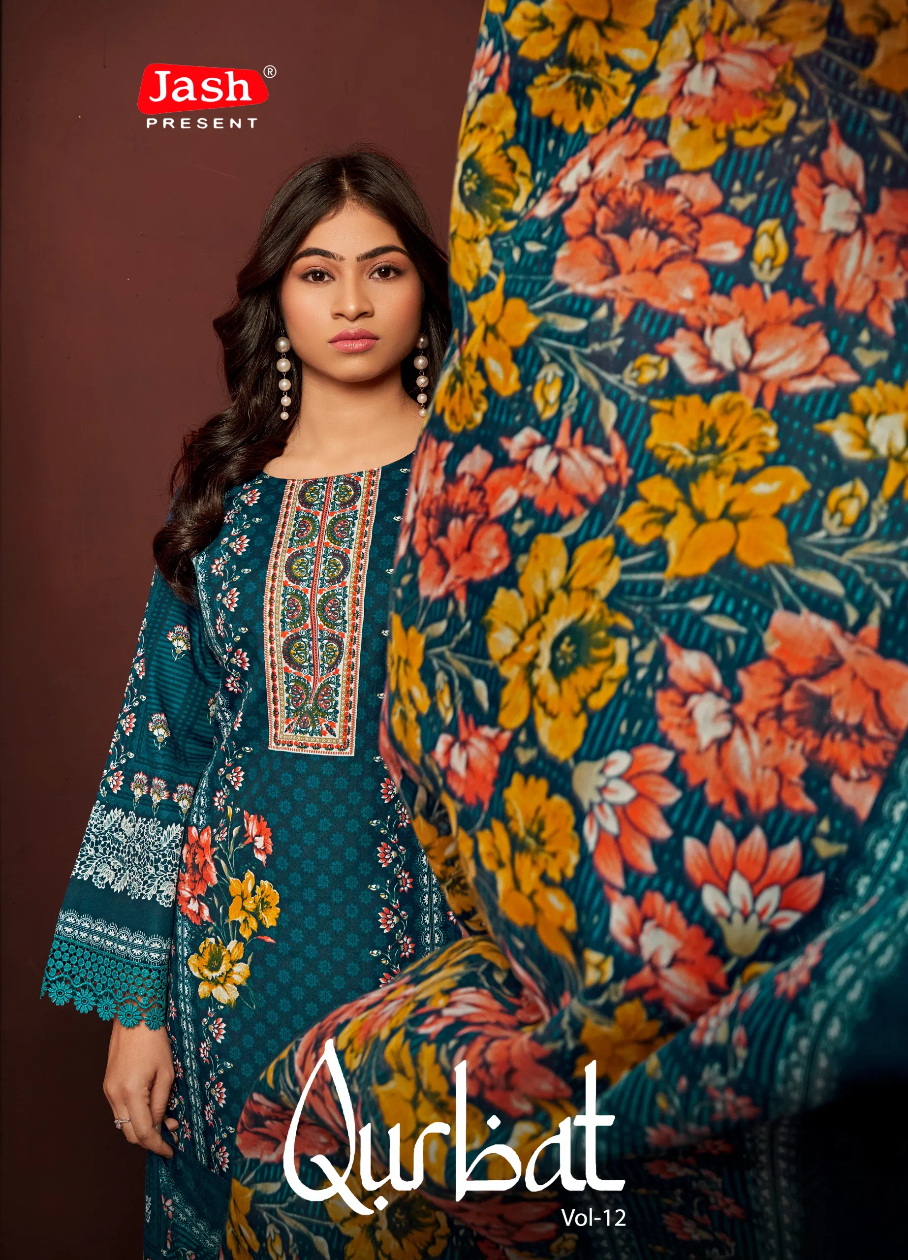 Latest Jash Qurbat Vol 12 Mix Cotton Printed Dress Material Collection Wholesale 2026