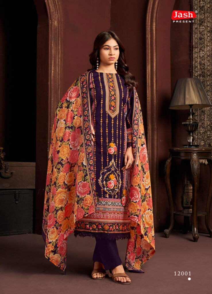 Latest Jash Qurbat Vol 12 Mix Cotton Printed Dress Material Collection Wholesale 2026 6 Latest Jash Qurbat Vol 12 Mix Cotton Printed Dress Material Collection Wholesale 2026