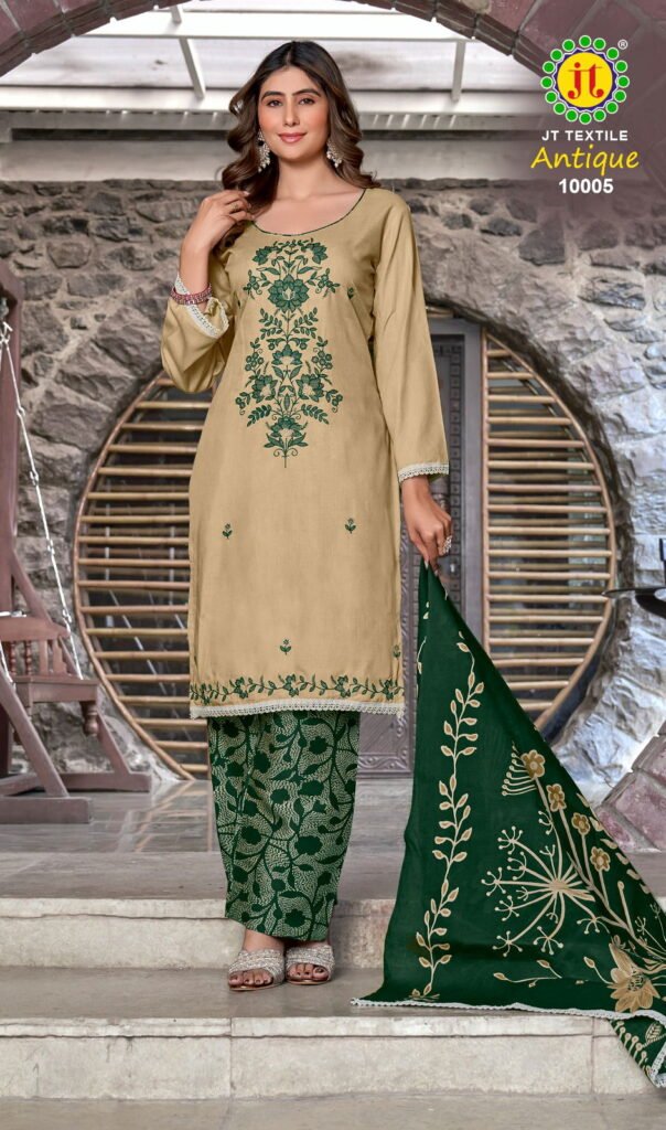 Beautiful Jt Antique Vol 10 Rayon Sequence Embroidery Dress Material Collection Wholesale 2026 2 Beautiful Jt Antique Vol 10 Rayon Sequence Embroidery Dress Material Collection Wholesale 2026