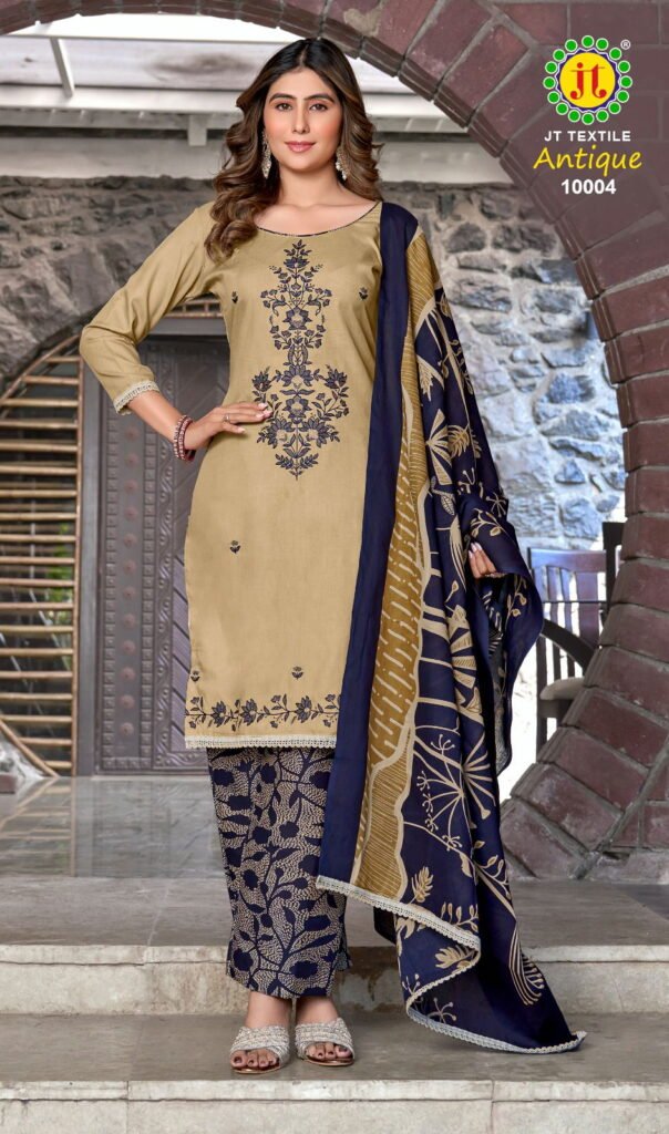Beautiful Jt Antique Vol 10 Rayon Sequence Embroidery Dress Material Collection Wholesale 2026 3 Beautiful Jt Antique Vol 10 Rayon Sequence Embroidery Dress Material Collection Wholesale 2026