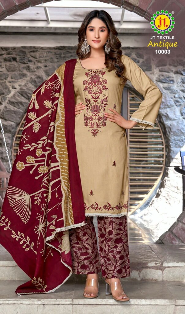 Beautiful Jt Antique Vol 10 Rayon Sequence Embroidery Dress Material Collection Wholesale 2026 4 Beautiful Jt Antique Vol 10 Rayon Sequence Embroidery Dress Material Collection Wholesale 2026