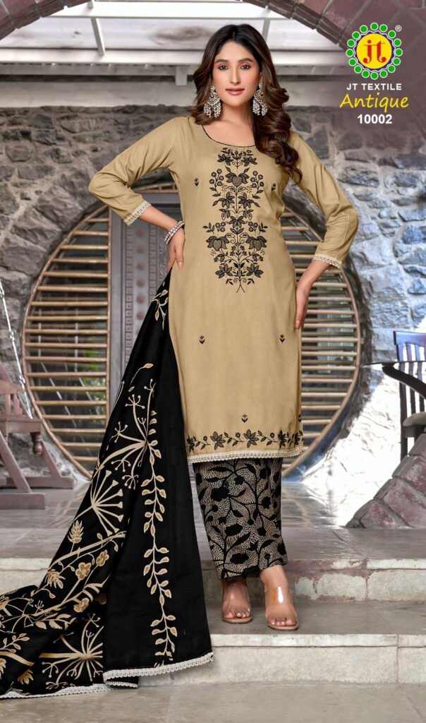 Beautiful Jt Antique Vol 10 Rayon Sequence Embroidery Dress Material Collection Wholesale 2026 5 Beautiful Jt Antique Vol 10 Rayon Sequence Embroidery Dress Material Collection Wholesale 2026