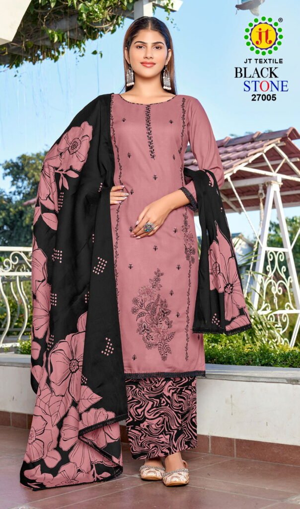 Launching Jt Black Stone Vol 27 Rayon Sequence Embroidery Dress Material Collection Wholesale 2026