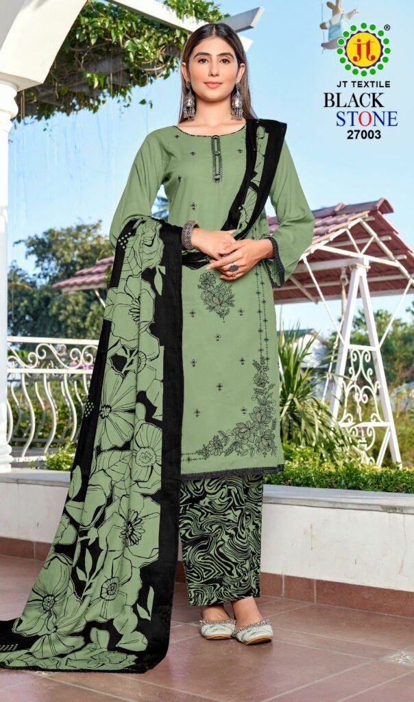 Launching Jt Black Stone Vol 27 Rayon Sequence Embroidery Dress Material Collection Wholesale 2026