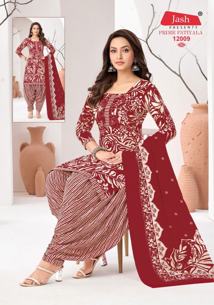 Buy Jash Prime Patiyala Vol 12 Printed Cotton Dress Material Wholesale 2026