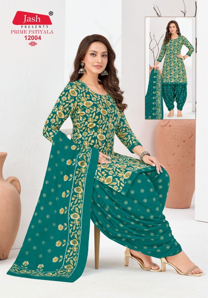 Buy Jash Prime Patiyala Vol 12 Printed Cotton Dress Material Wholesale 2026