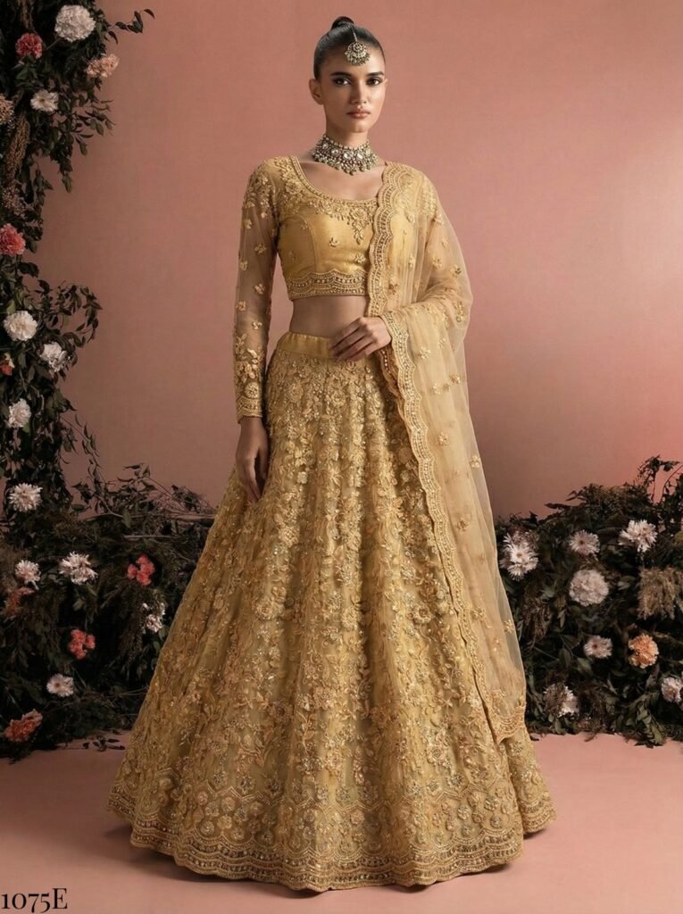 Latest Alizeh Bridal Heritage Colours 1075 Butterfly Net Designer Lehenga Choli Collection Wholesale 2026