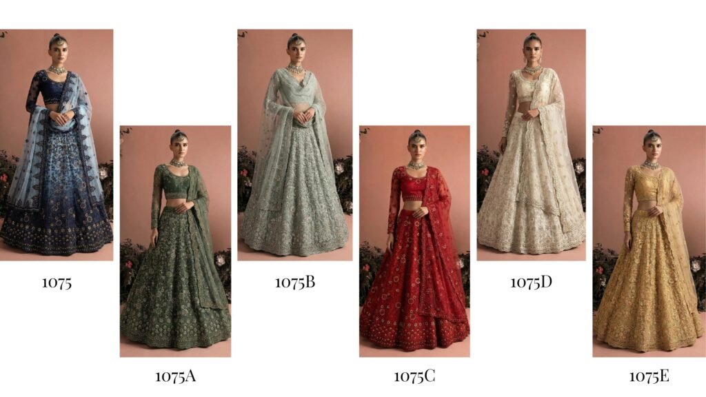 Latest Alizeh Bridal Heritage Colours 1075 Butterfly Net Designer Lehenga Choli Collection Wholesale 2026