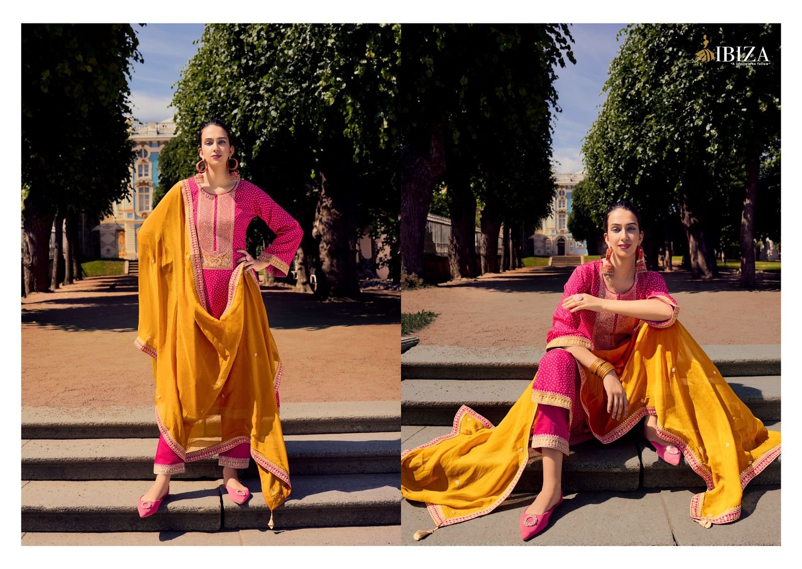 Ibiza Rang Bandhej Silk Digital Printed Salwar Suit Collection Wholesale 5 Buy Ibiza Rang Bandhej Silk Digital Printed Salwar Suit Collection Wholesale 2026