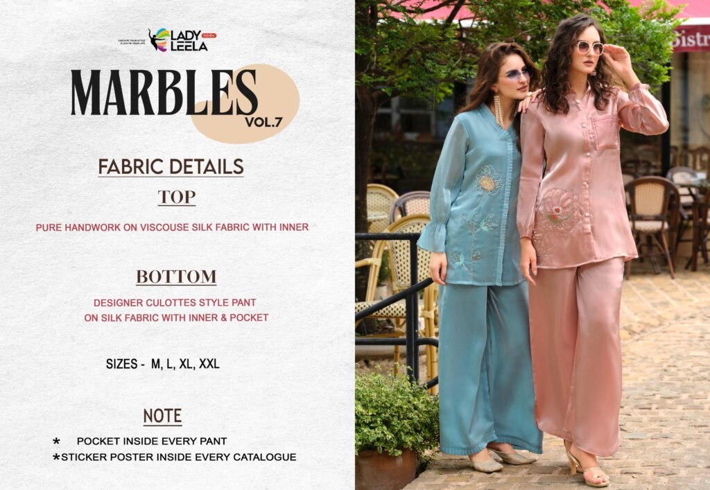 Latest Lady Leela Marbles Vol 7 Viscose Silk Co Ord Set Wholesale 2026