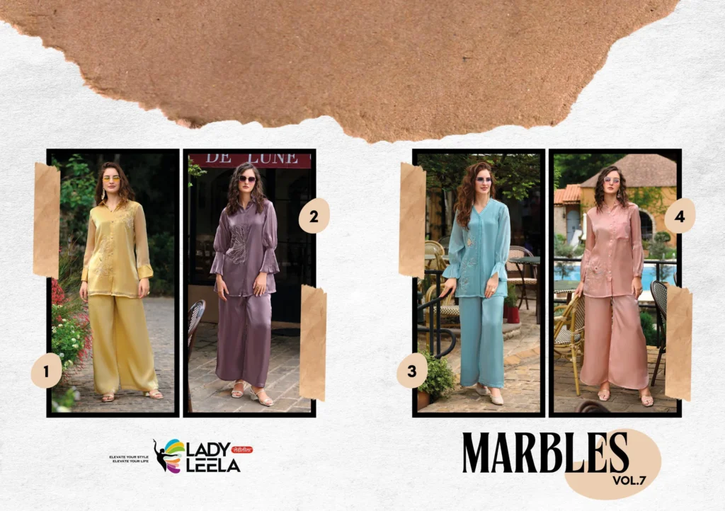 Latest Lady Leela Marbles Vol 7 Viscose Silk Co Ord Set Wholesale 2026