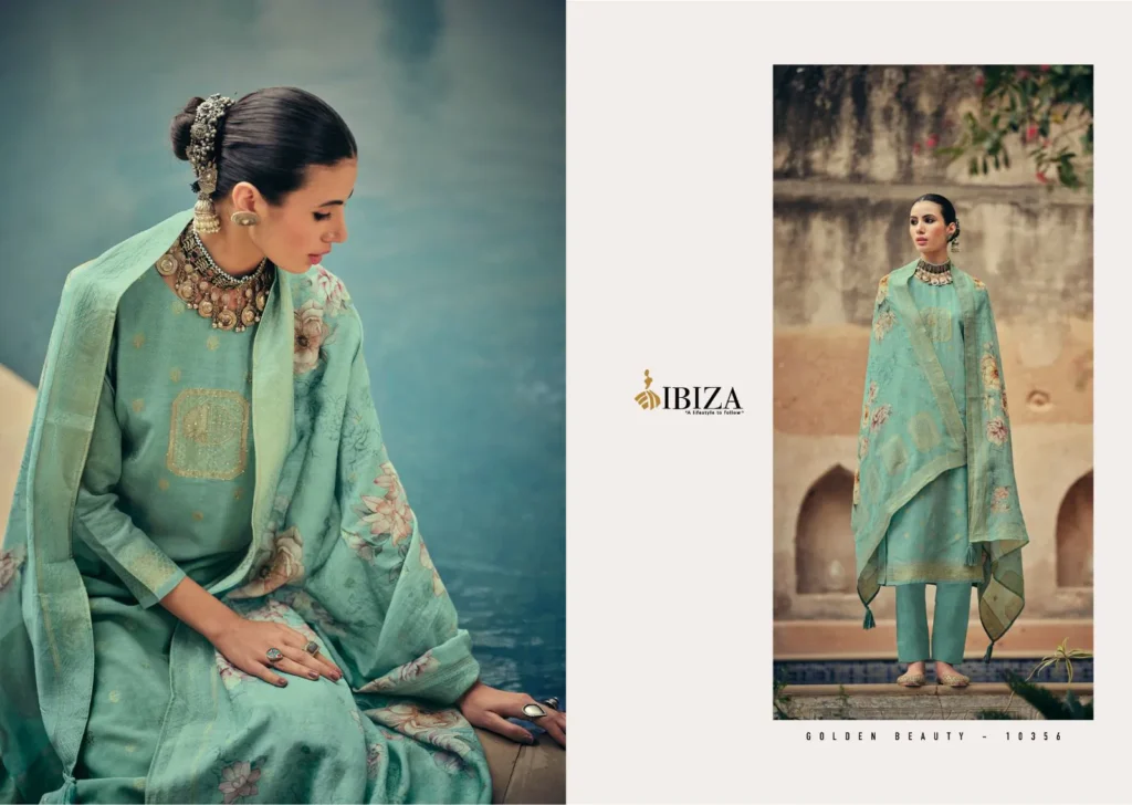 Launching Ibiza Ellena Pure Silk Cotton Jacquard With Handwork Salwar Kameez Wholesale 2026