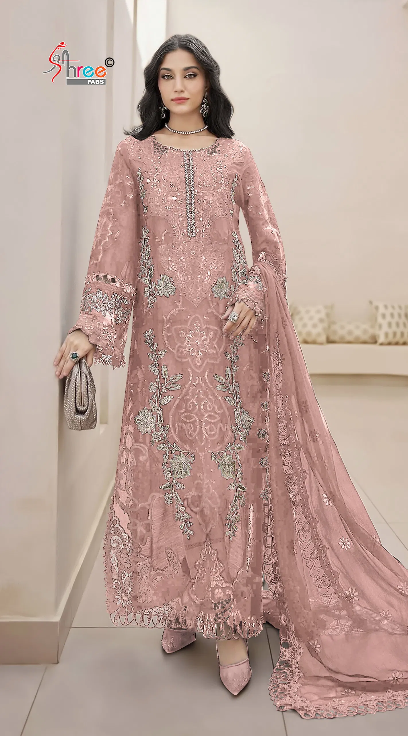 Buy Shree Sf 5534 Vol 2 Faux Georgette Embroidery Pakistani Salwar Kameez Wholesale 2026