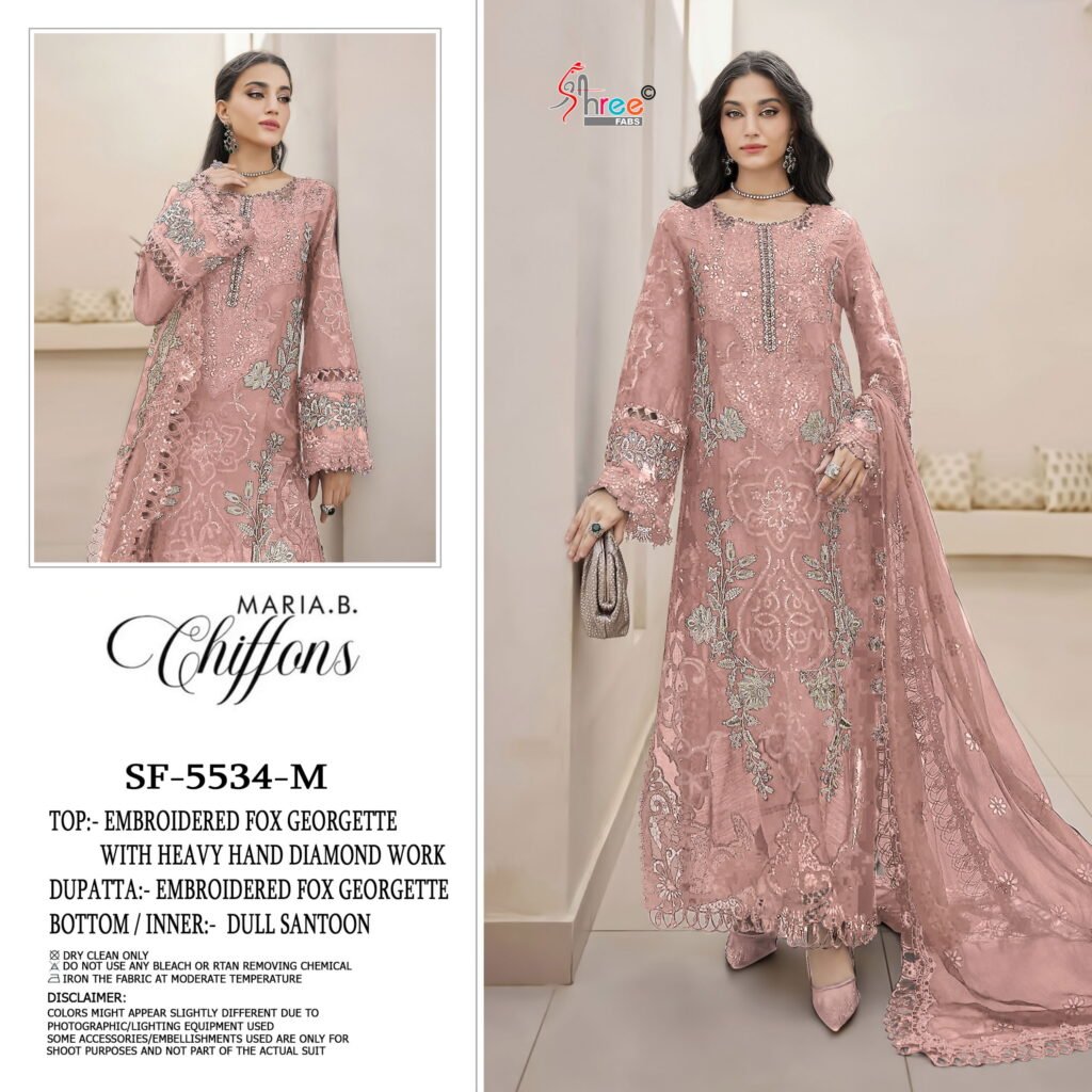 Buy Shree Sf 5534 Vol 2 Faux Georgette Embroidery Pakistani Salwar Kameez Wholesale 2026